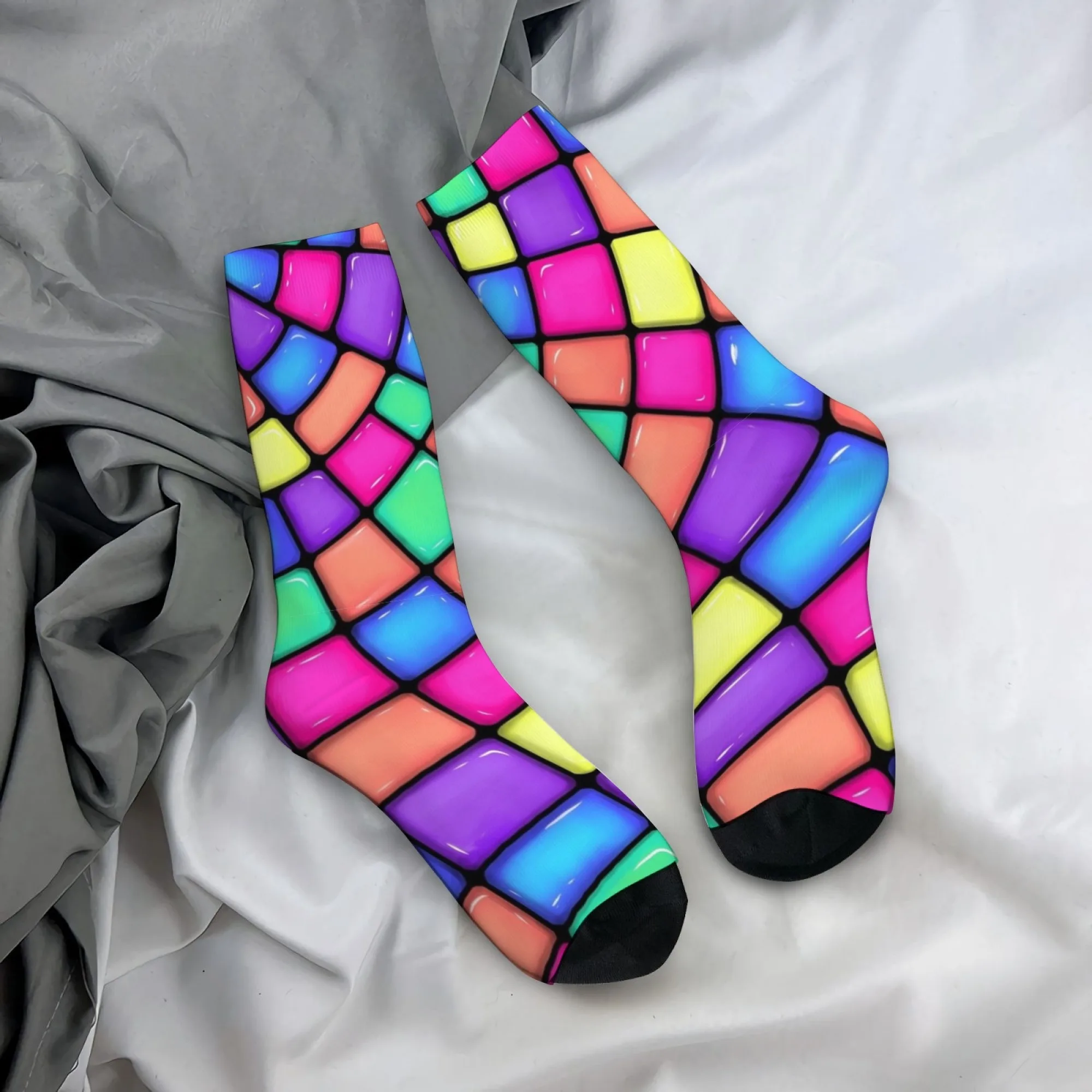 Rainbow Macaron Art Socks Non-slip Breathable Elastic Men's Socks Basketball Skateboarding Running Retro Trendy Edgy Crew Socks
Rainbow Macaron Art Socks Non-slip Breathable Elastic Men's Socks Basketball Skateboarding Running Retro Trendy Edgy Crew Socks