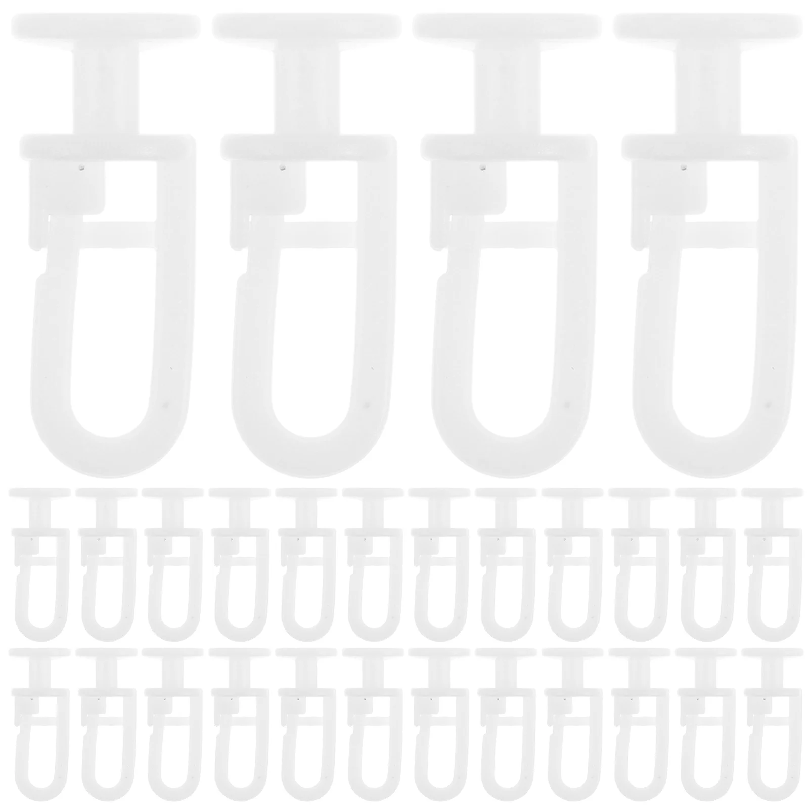 50Pcs Curtain Track Roller Clips Smooth Sliding Silent Operation Ceiling Mount Flexible Curtain Track Accessories for Windows
50Pcs Curtain Track Roller Clips Smooth Sliding Silent Operation Ceiling Mount Flexible Curtain Track Accessories for Windows