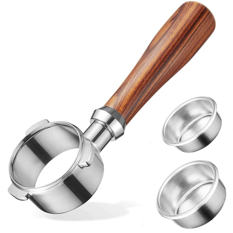 T78C Bottomless Portafilter 51 Mm-With Two Powder Trays, Stainless Steel Sieve Wood+Stainless-Steel-1Set
T78C Bottomless Portafilter 51 Mm-With Two Powder Trays, Stainless Steel Sieve Wood+Stainless-Steel-1Set