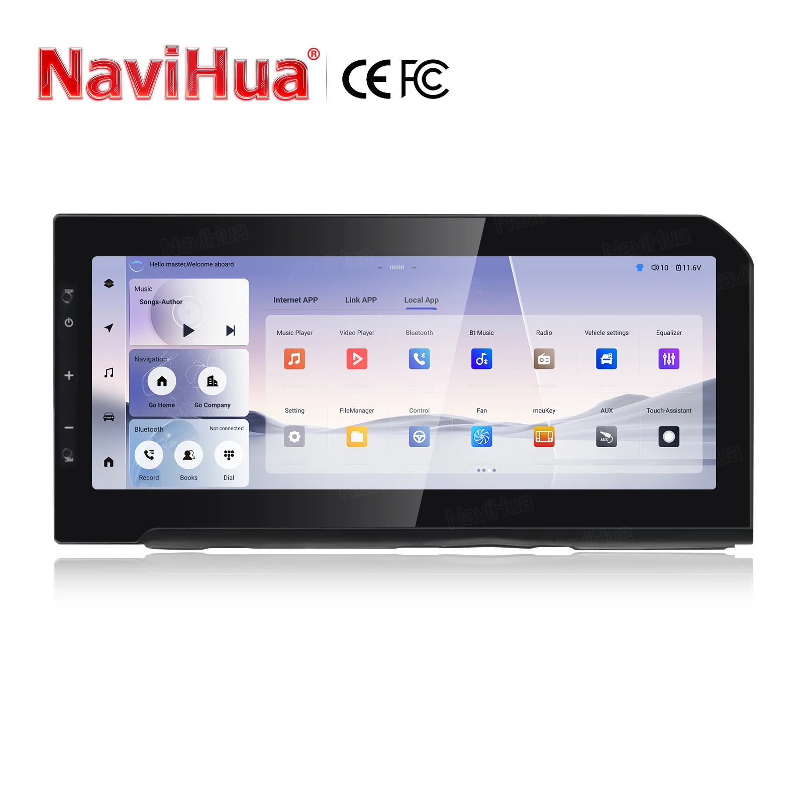 Navihua Car Entertainment Carplay DVD Player for Toyota Prado LC250 2024 2025 Audio Radio Multimedia GPS Navigation Android
Navihua Car Entertainment Carplay DVD Player for Toyota Prado LC250 2024 2025 Audio Radio Multimedia GPS Navigation Android