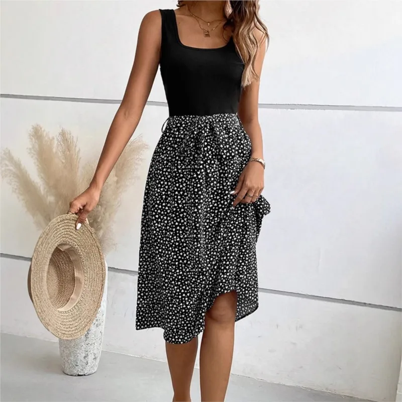 2026 New Summer European And American Style Dress Sleeveless Polka Dot Casual Elegant Sexy Beach Vacation Style Fashion Vestidos
2026 New Summer European And American Style Dress Sleeveless Polka Dot Casual Elegant Sexy Beach Vacation Style Fashion Vestidos