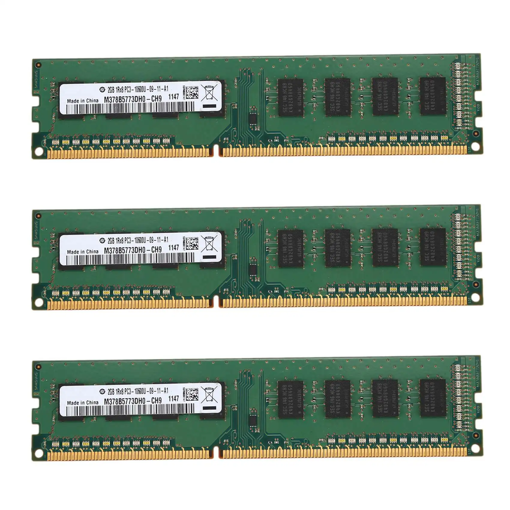 3X DDR3 2 ГБ оперативной памяти 1333 МГц для настольных ПК, 240-контактный разъем, 1,5 В, новый DIMM
3X DDR3 2 ГБ оперативной памяти 1333 МГц для настольных ПК, 240-контактный разъем, 1,5 В, новый DIMM