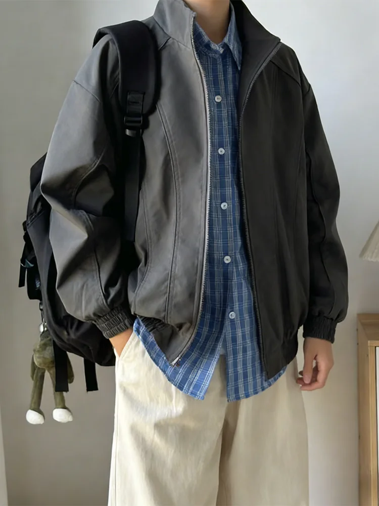 Мужская куртка-бомбер American Sle Hard Man: весенне-осенняя, укороченная, свободного кроя, молодежная, модная
Мужская куртка-бомбер American Sle Hard Man: весенне-осенняя, укороченная, свободного кроя, молодежная, модная