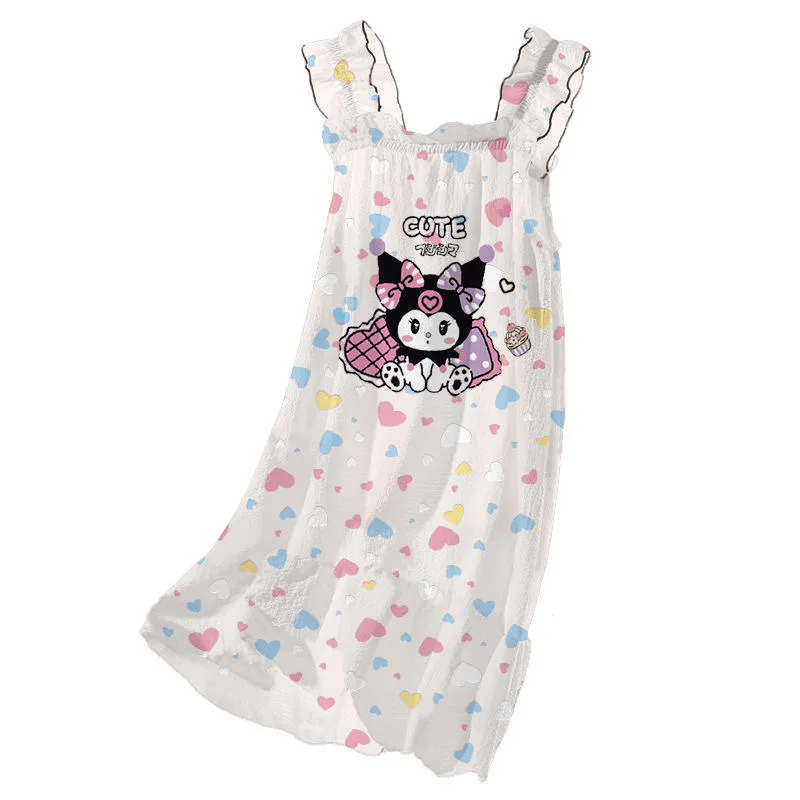 Anime Kuromis Girls' Nightdress Summer Thin Family Dress Mother and Daughter Large Child Girl Slip Dress Children's Sleepdress
Anime Kuromis Girls' Nightdress Summer Thin Family Dress Mother and Daughter Large Child Girl Slip Dress Children's Sleepdress