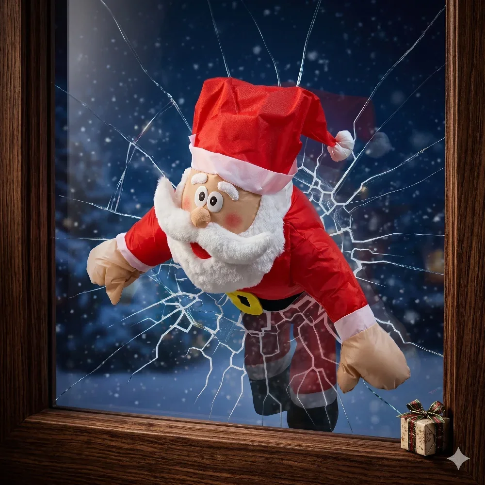 Funny 3D Crashing Santa Claus Reindeer Christmas Window Decoration Outdoor Plush Wall Door Prop Xmas Holiday Party Home Ornament
Funny 3D Crashing Santa Claus Reindeer Christmas Window Decoration Outdoor Plush Wall Door Prop Xmas Holiday Party Home Ornament
