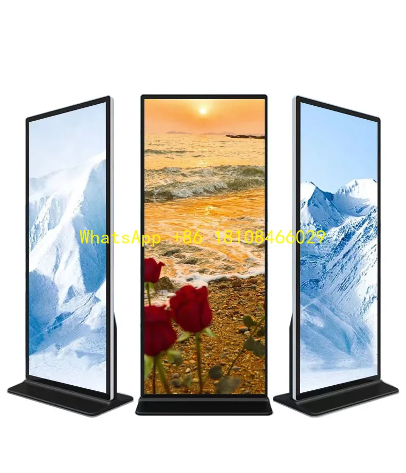 Полноэкранная реклама, киоск с сенсорным экраном, 75-дюймовый выставочный зал, ЖК-дисплей с цифровыми вывесками для розничной вывески
Полноэкранная реклама, киоск с сенсорным экраном, 75-дюймовый выставочный зал, ЖК-дисплей с цифровыми вывесками для розничной вывески