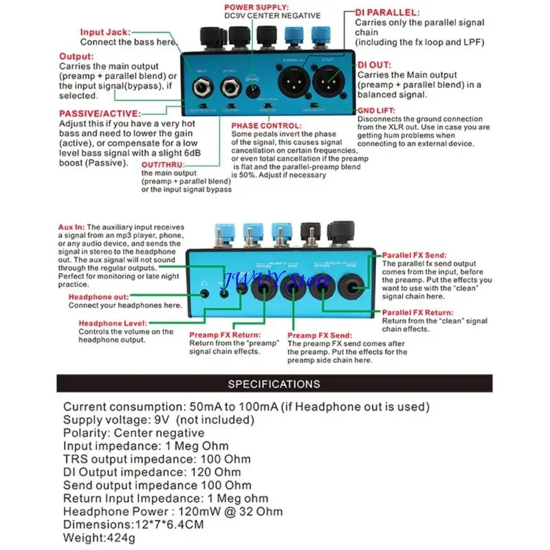 573A Small Bass Cabinet Emulators Power by DC9V Power Supply for Easy Setups and Quick Operations
573A Small Bass Cabinet Emulators Power by DC9V Power Supply for Easy Setups and Quick Operations