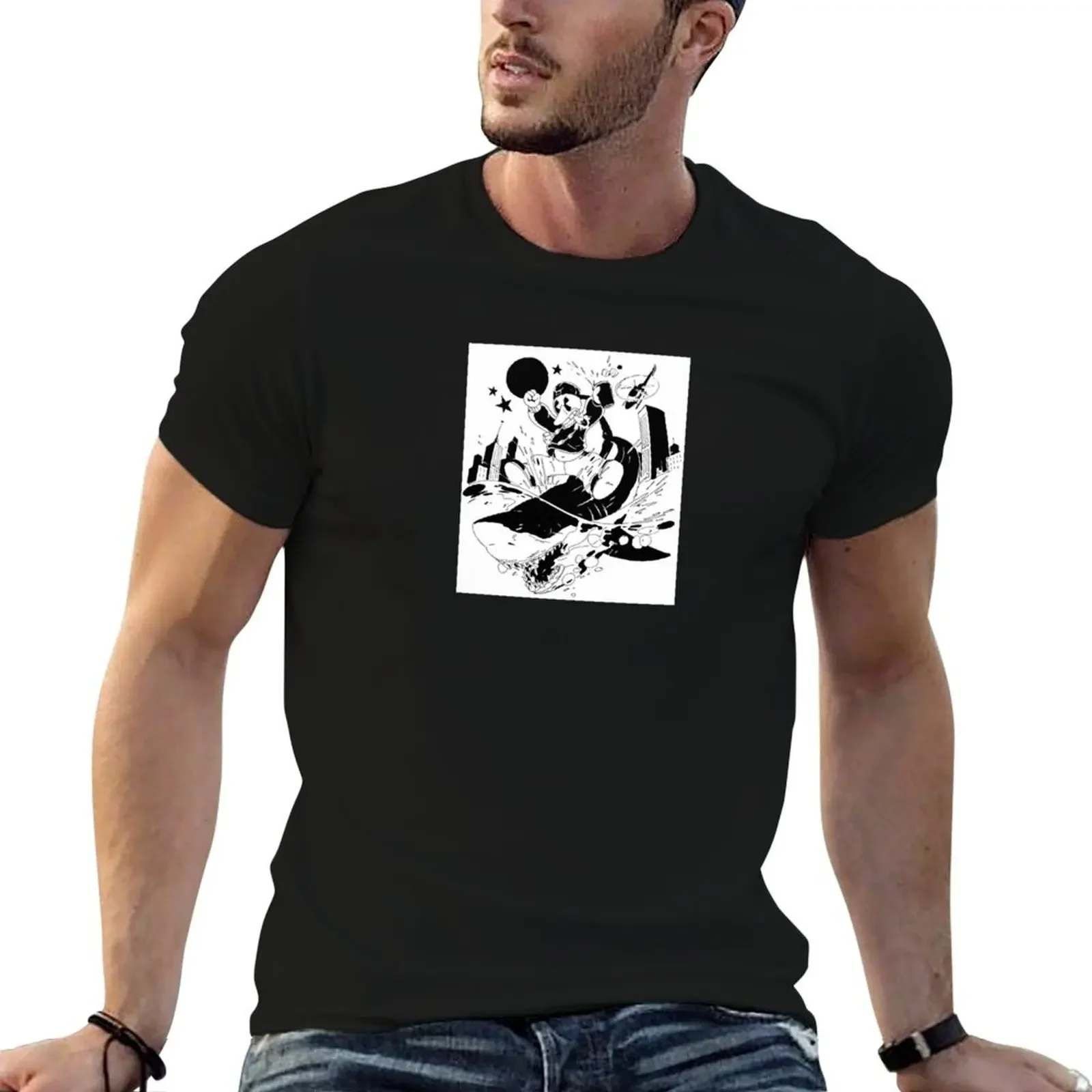 shark fish alarm T-Shirt new edition plus size clothes anime figures men clothing
shark fish alarm T-Shirt new edition plus size clothes anime figures men clothing