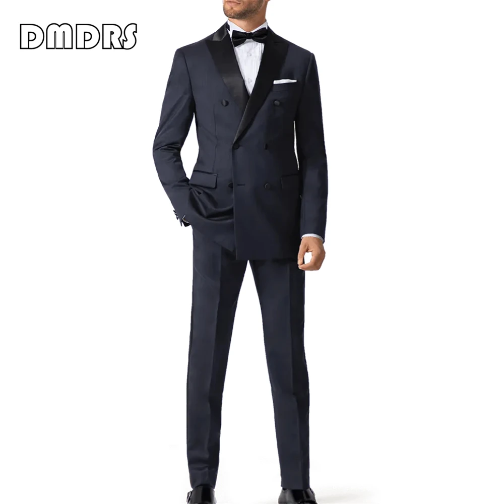 Men's Formal Two Pieces Suit Set, Double Breasted Blazer with Peak Collar, Straight Pants, Men's Slim Fitting Business Suits
Men's Formal Two Pieces Suit Set, Double Breasted Blazer with Peak Collar, Straight Pants, Men's Slim Fitting Business Suits