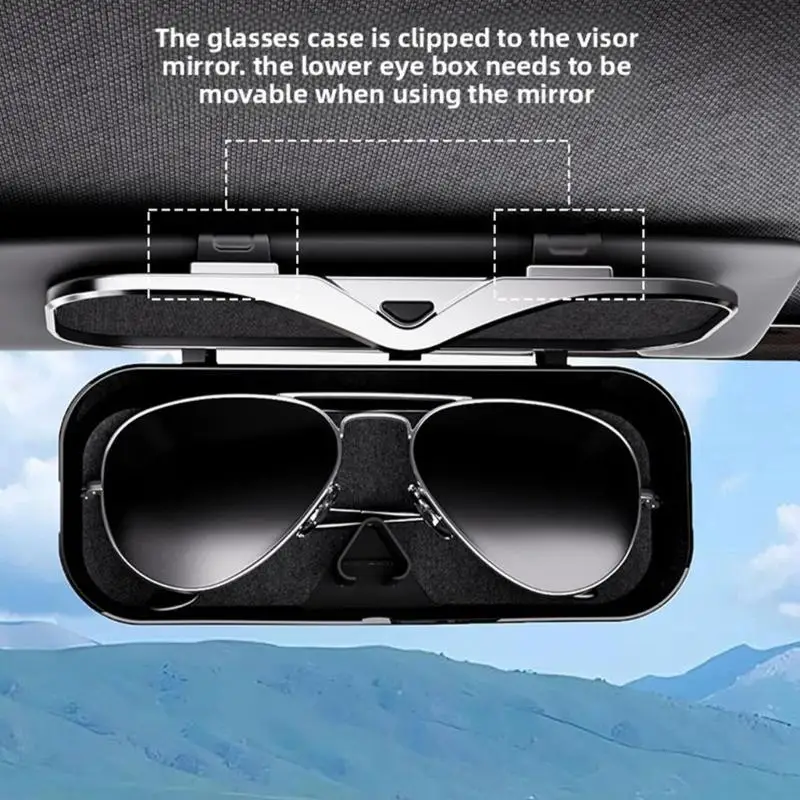 02DE Large Car Visors Eyewear Holder Double Fastener Scratch for Tra
02DE Large Car Visors Eyewear Holder Double Fastener Scratch for Tra