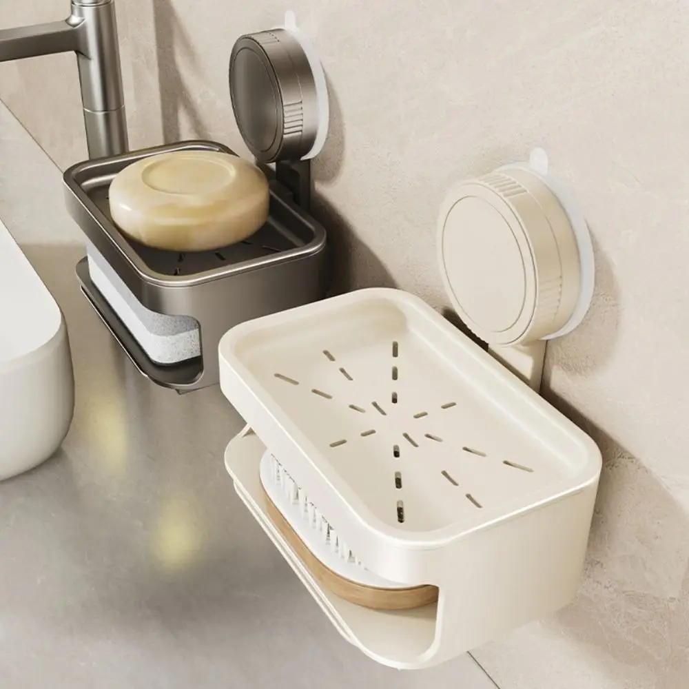 Wall Mounted Suction Cup Soap Dish Space Saving Waterproof Self Draining Soap Holder Detachable Moisture-proof
Wall Mounted Suction Cup Soap Dish Space Saving Waterproof Self Draining Soap Holder Detachable Moisture-proof