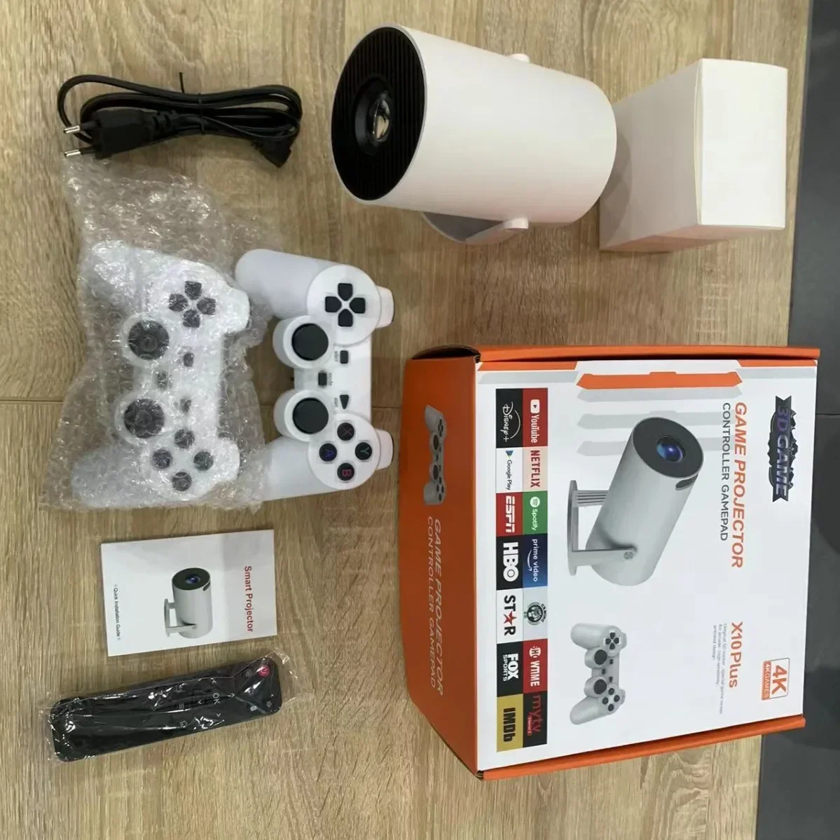 X10 Plus Retro video game consoles Android 11 system Portable Intelligent Projector 720p H713 Lcd Projector Hd H300 game box
X10 Plus Retro video game consoles Android 11 system Portable Intelligent Projector 720p H713 Lcd Projector Hd H300 game box