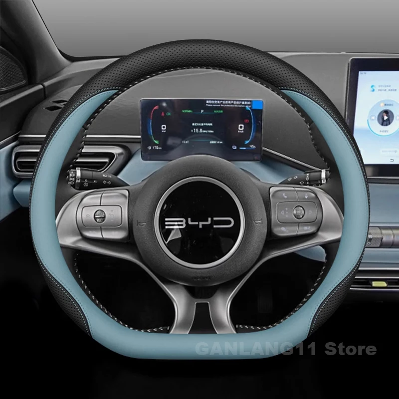 Leather Car Steering Wheel Cover For BYD Dolphin mini 2022-2025 Covers For Covers Auto interior BYD Dolphin Surf Accessories
Leather Car Steering Wheel Cover For BYD Dolphin mini 2022-2025 Covers For Covers Auto interior BYD Dolphin Surf Accessories
