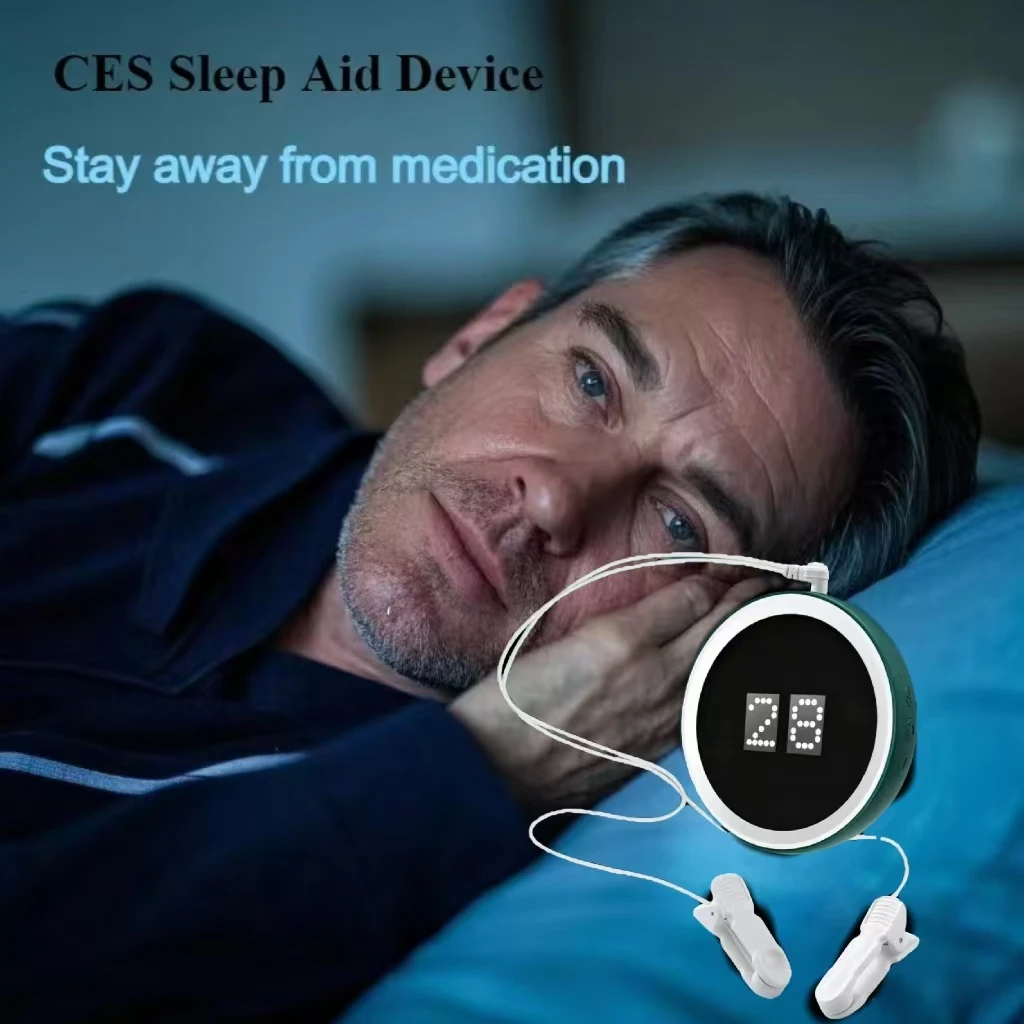 Vagus Nerve Stimulator for Sleep & Stress, CES Microcurrent Device Aids Insomnia, Anxiety & Depression, Portable Sleep Aid
Vagus Nerve Stimulator for Sleep & Stress, CES Microcurrent Device Aids Insomnia, Anxiety & Depression, Portable Sleep Aid