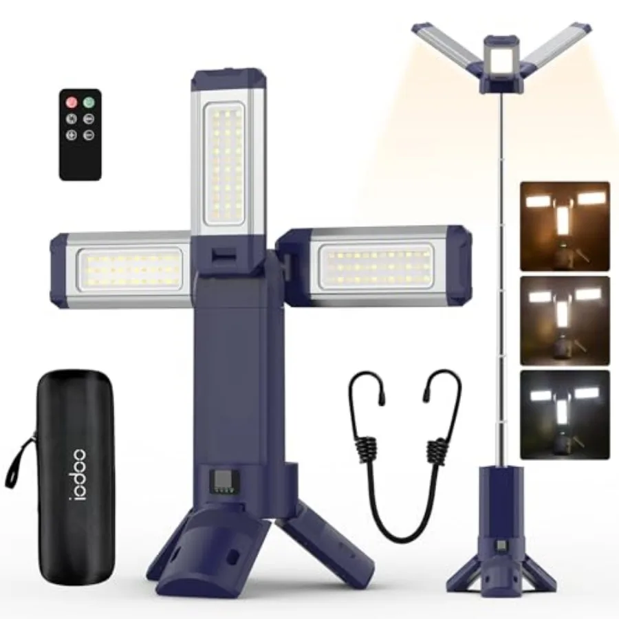 10000mAh Rechargeable 4000LM Camping Light Telescopic Camping Lantern, 270° Rotating Aluminum, Remote Control, Warm/White/Natur
10000mAh Rechargeable 4000LM Camping Light Telescopic Camping Lantern, 270° Rotating Aluminum, Remote Control, Warm/White/Natur