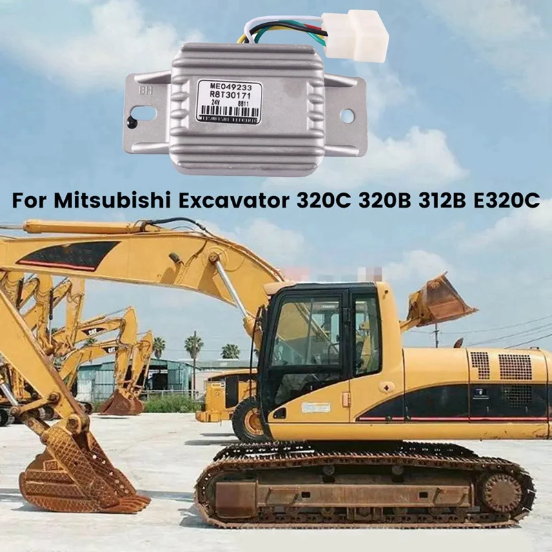 Regulator Relay Safety Relay With Plug ME049233 R8T30171 Component For Mitsubishi Excavator 320C 320B 312B E320C
Regulator Relay Safety Relay With Plug ME049233 R8T30171 Component For Mitsubishi Excavator 320C 320B 312B E320C