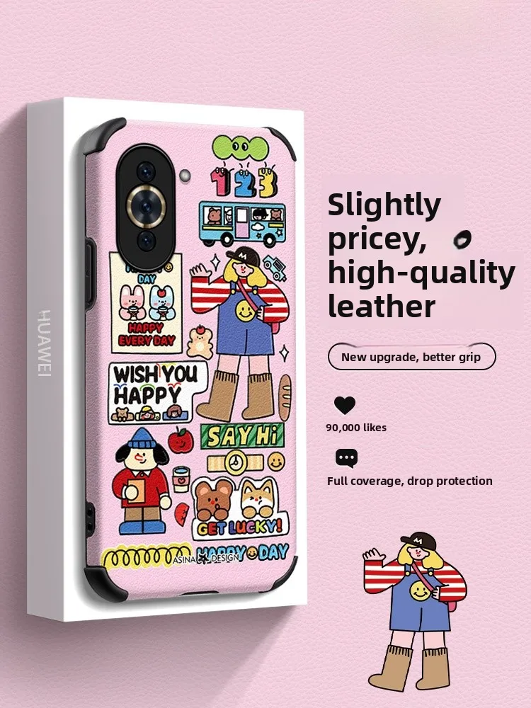 Happy Now Phone Case for Nova11 Nova9Pro Protective Cover Full Package Cute Female Style Soft Anti-Fall Unique Creativ...
Happy Now Phone Case for Nova11 Nova9Pro Protective Cover Full Package Cute Female Style Soft Anti-Fall Unique Creativ...