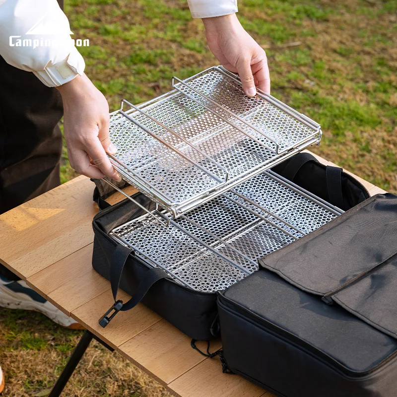 CAMPINGMOON CK-23SF Складной многофункциональный стеллаж-сетка с шестиугольным узором для кемпинга и дома
CAMPINGMOON CK-23SF Складной многофункциональный стеллаж-сетка с шестиугольным узором для кемпинга и дома