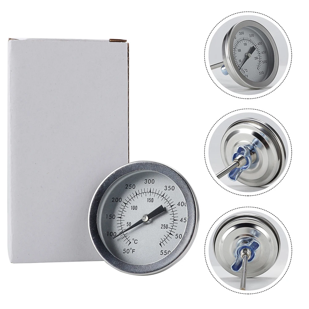 Stainless Steel Bimetal Oven Thermometer Food Cooking Household Baking Multifunction Temperature Gauge Compact
Stainless Steel Bimetal Oven Thermometer Food Cooking Household Baking Multifunction Temperature Gauge Compact