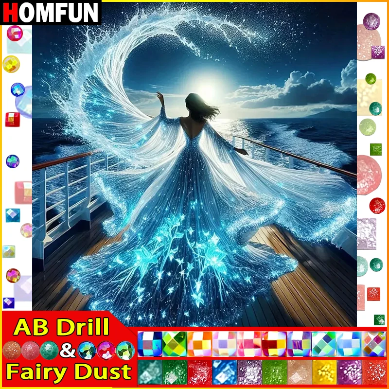 HOMFUN сказочная пыль AB полная дрель алмазная живопись "Портретная красавица" DIY картина горный хрусталь 5D Алмазная вышивка Декор
HOMFUN сказочная пыль AB полная дрель алмазная живопись "Портретная красавица" DIY картина горный хрусталь 5D Алмазная вышивка Декор