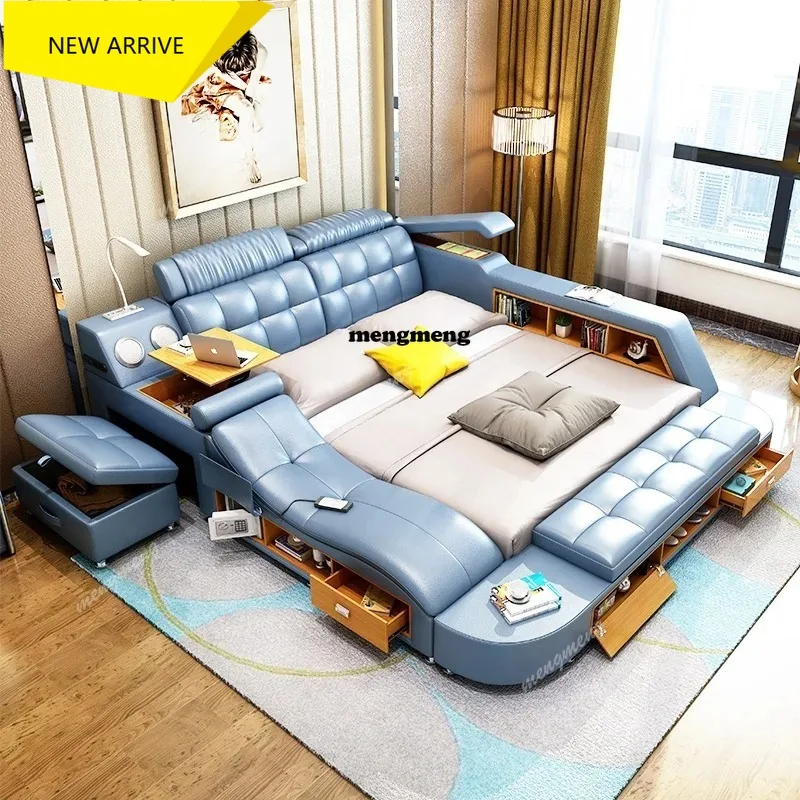 Functional Smart Storage King Size Bed With Music Usb Charger Massage Leather Beds
Functional Smart Storage King Size Bed With Music Usb Charger Massage Leather Beds