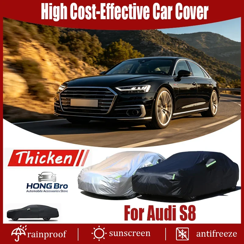 All Season Car Cover Waterproof Dustproof Heat Resistant Full Body Cover For Audi S8 Outdoor Auto Exterior Accessories
All Season Car Cover Waterproof Dustproof Heat Resistant Full Body Cover For Audi S8 Outdoor Auto Exterior Accessories