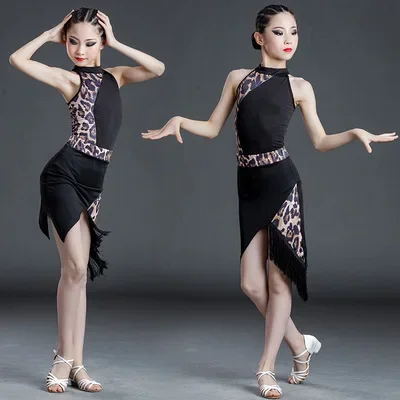 Latin dance costume, daughter's tassel skirt, children's professional training costume, girl's grading competition performance c
Latin dance costume, daughter's tassel skirt, children's professional training costume, girl's grading competition performance c