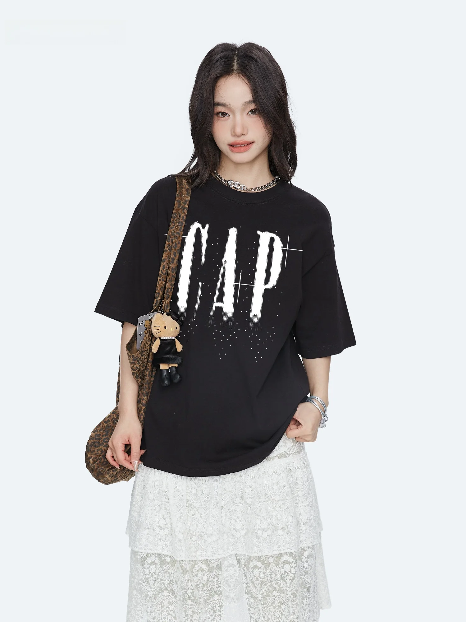 Capricorn American Letter Pure Cotton Short Sleeve Women's T-shirt Summer New Loose Half Sleeve Top Street Style Print Ca...
Capricorn American Letter Pure Cotton Short Sleeve Women's T-shirt Summer New Loose Half Sleeve Top Street Style Print Ca...
