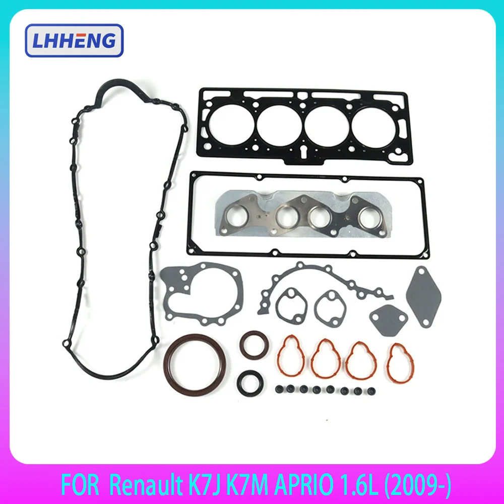 Engine Gaskets Metal Cylinder Head Gaskets Repair Kit for Renault K7J K7M APRIO 1.6L 1.6 L T (2009-) OE: 8200296969
Engine Gaskets Metal Cylinder Head Gaskets Repair Kit for Renault K7J K7M APRIO 1.6L 1.6 L T (2009-) OE: 8200296969