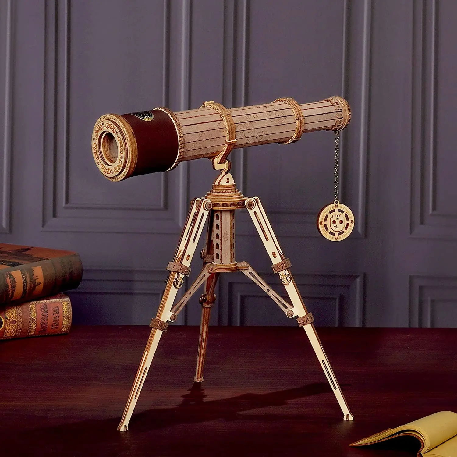 ROKR 3D Wooden Monocular Telescope, 150m Practical Model, 3D Puzzle Model, Adult STEM Educational Assembly Set
ROKR 3D Wooden Monocular Telescope, 150m Practical Model, 3D Puzzle Model, Adult STEM Educational Assembly Set