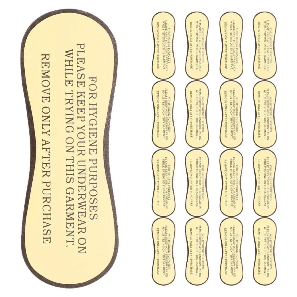30 Pcs Swimsuit Sanitary Patch Protective Labels for Swimming Pants Liners Strip Sticker Fitting Warning
30 Pcs Swimsuit Sanitary Patch Protective Labels for Swimming Pants Liners Strip Sticker Fitting Warning