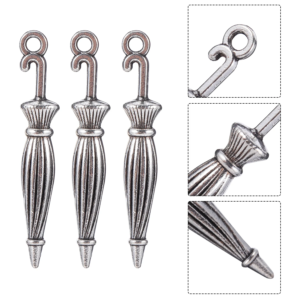 50 pcs Umbrella Alloy Charm Pendant Charms Vintage Ornaments Pendant Set for DIY Jewelry Making Bracelet Accessories
50 pcs Umbrella Alloy Charm Pendant Charms Vintage Ornaments Pendant Set for DIY Jewelry Making Bracelet Accessories