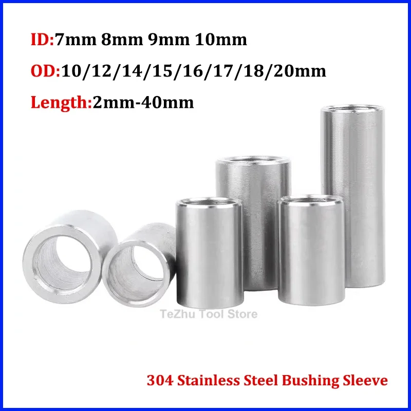 ID 7 8 9 10mm 304 Stainless Steel Bushing Washer Gasket Unthreaded Round Hollow Standoff Spacer Sleeve OD 10-20mm
ID 7 8 9 10mm 304 Stainless Steel Bushing Washer Gasket Unthreaded Round Hollow Standoff Spacer Sleeve OD 10-20mm