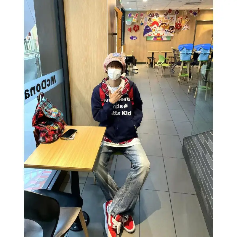 Cleanfit Plaid Hoodie Men's Spring Autumn American Retro Jaet Loose Fit Long Sve Zipper Closure Casual Youth Faion
Cleanfit Plaid Hoodie Men's Spring Autumn American Retro Jaet Loose Fit Long Sve Zipper Closure Casual Youth Faion