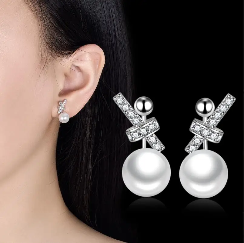 S925 sterling silver Butterfly Earring Bow Earrings For Women Spring Pearl Earring Brincos Christmas Party Jewelry
S925 sterling silver Butterfly Earring Bow Earrings For Women Spring Pearl Earring Brincos Christmas Party Jewelry
