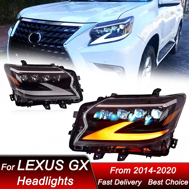 Pop Car Led Headlights For Lexus GX GX400 GX460 14-20 New Style Full LED Headlamp Assembly Upgrade Projector Lens Accessories Ki
Pop Car Led Headlights For Lexus GX GX400 GX460 14-20 New Style Full LED Headlamp Assembly Upgrade Projector Lens Accessories Ki