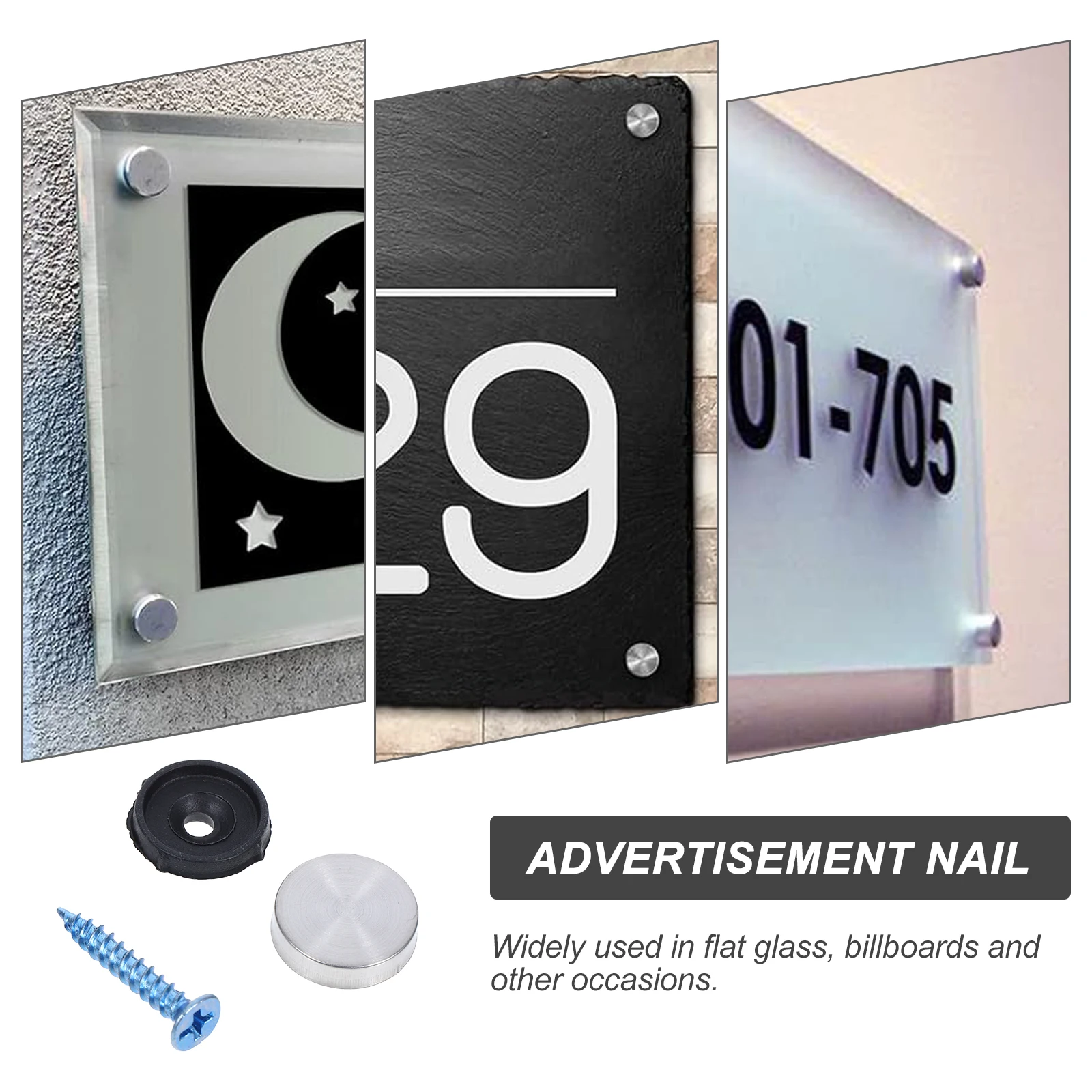 100pcs Stainless Steel Mirror Screws Decorative Caps Cover Nails For Glass Signs Advertising Boards Bath Plates Light Screw Caps
100pcs Stainless Steel Mirror Screws Decorative Caps Cover Nails For Glass Signs Advertising Boards Bath Plates Light Screw Caps