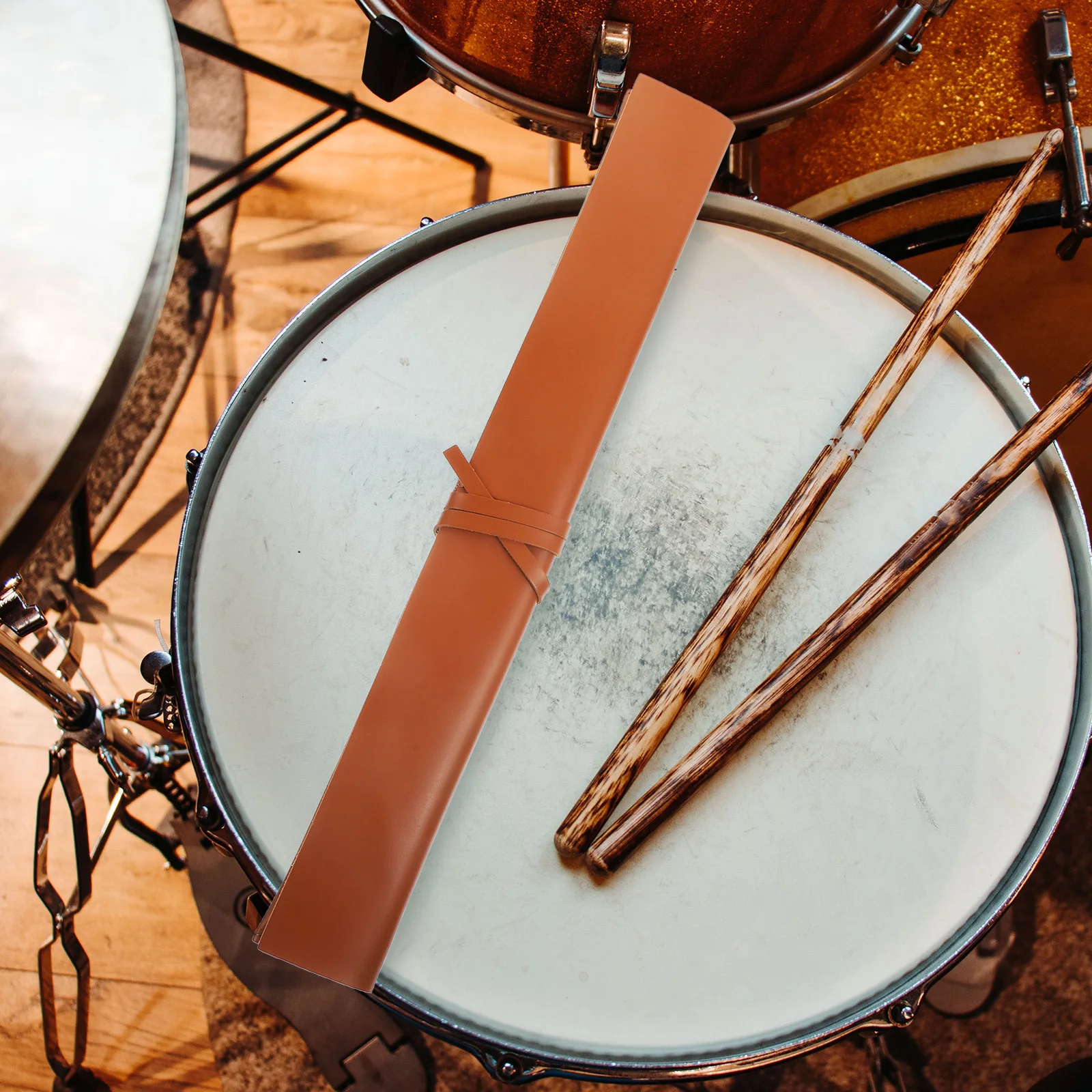 Portable Drumstick Bag Durable Pu Storage Holder Lightweight Easy Carry For Practice Performance Stage Use Drum Mallets 
Portable Drumstick Bag Durable Pu Storage Holder Lightweight Easy Carry For Practice Performance Stage Use Drum Mallets