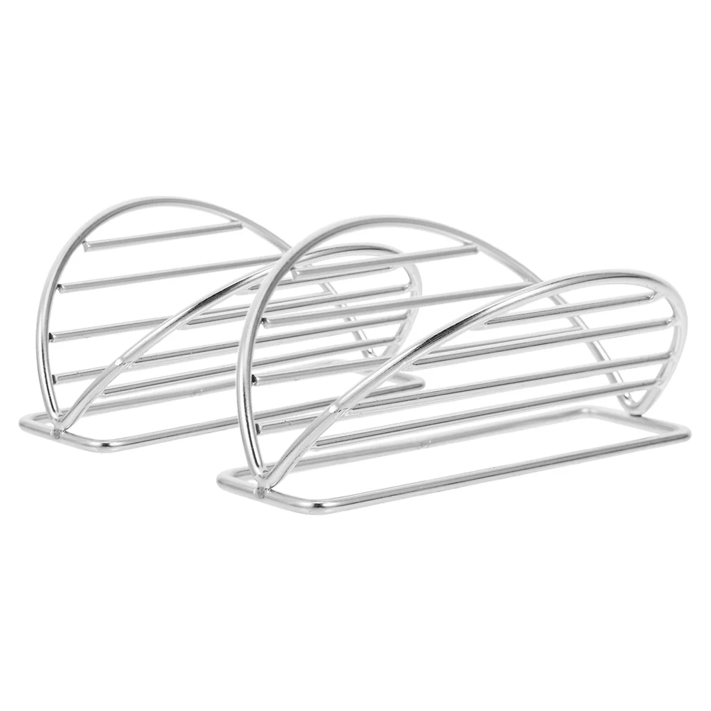 2 Pcs Stainless Steel Pancake Rack Tortillas Taco Basket Tray Bracket Holder Stand Serving Trays
2 Pcs Stainless Steel Pancake Rack Tortillas Taco Basket Tray Bracket Holder Stand Serving Trays
