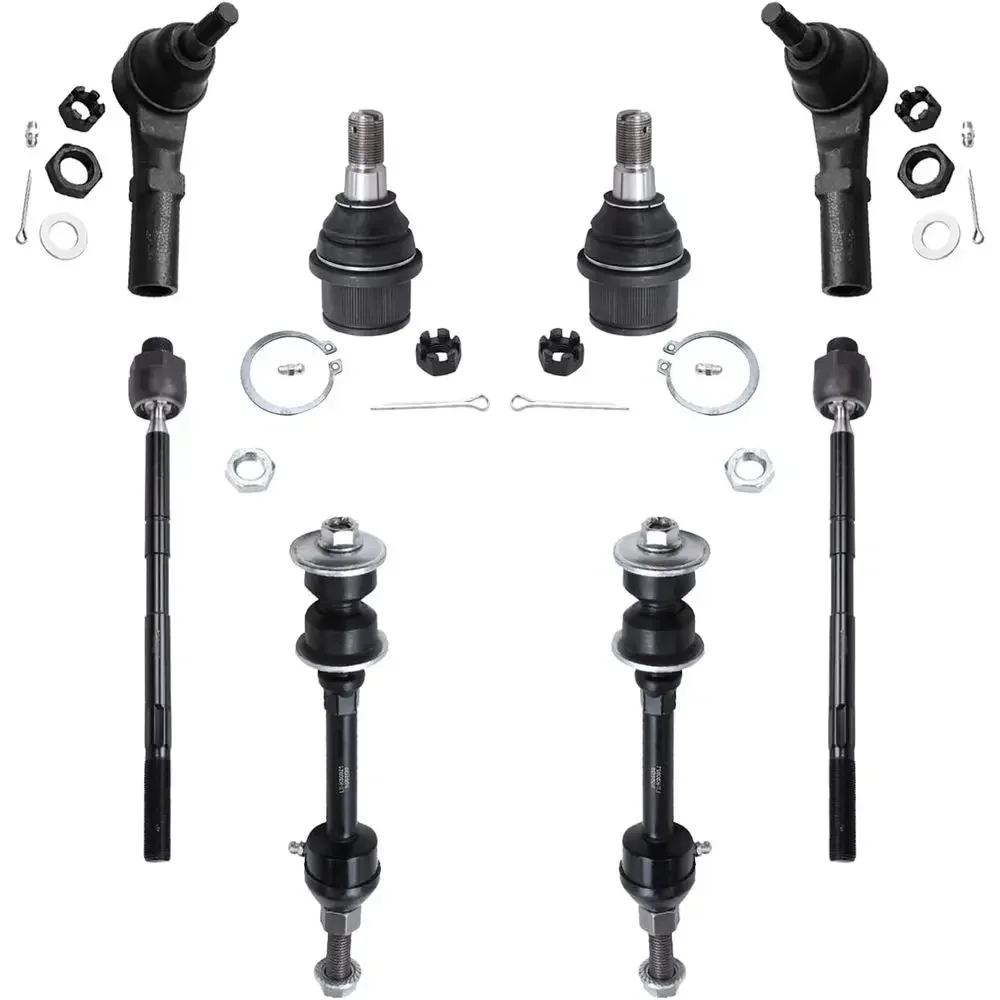 Suspension Kit for 03-10 2500/3500 Trucks, 4 Tie Rods, 2 Sway Bars, 2 Lower Ball Joints, 2003-2010 Models
Suspension Kit for 03-10 2500/3500 Trucks, 4 Tie Rods, 2 Sway Bars, 2 Lower Ball Joints, 2003-2010 Models