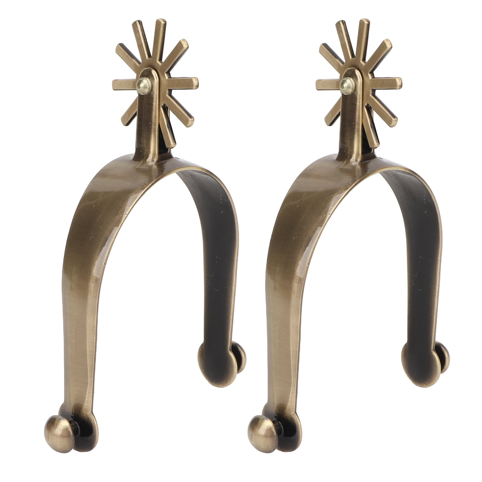 1 Pair Western Cowboy Spurs Vintage Zinc Alloy Rust Proof Horse Spurs with Gear for Men
1 Pair Western Cowboy Spurs Vintage Zinc Alloy Rust Proof Horse Spurs with Gear for Men