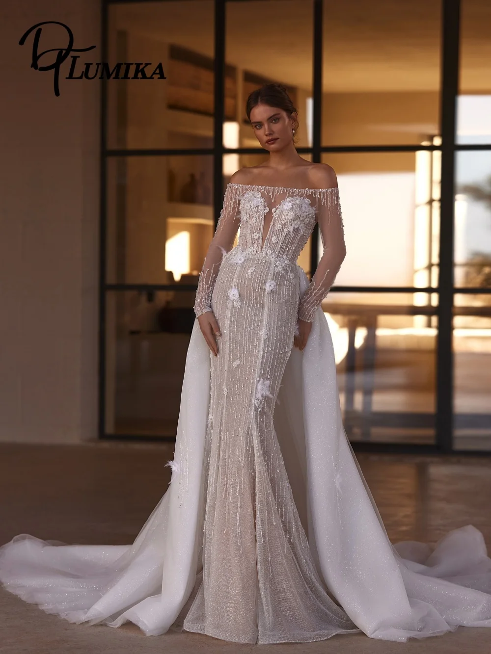Luxurious Crystal Wedding Dress 2026 Elegant Off-Shoulder Bridal Gown Sexy A-Line Applique Floor-Length Customized
Luxurious Crystal Wedding Dress 2026 Elegant Off-Shoulder Bridal Gown Sexy A-Line Applique Floor-Length Customized