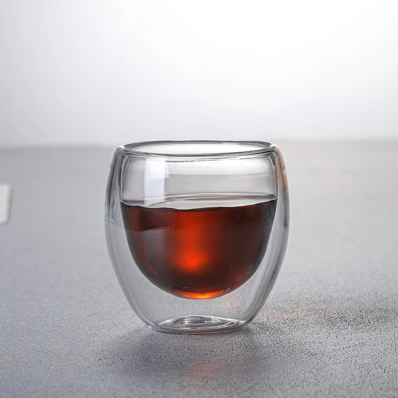 80ML Double Wall Glass Cup 6PCS Transparent Handmade Heat Resistant Tea Drink Whisky Wine Set Espresso Coffee Milk Mugs Gift
80ML Double Wall Glass Cup 6PCS Transparent Handmade Heat Resistant Tea Drink Whisky Wine Set Espresso Coffee Milk Mugs Gift