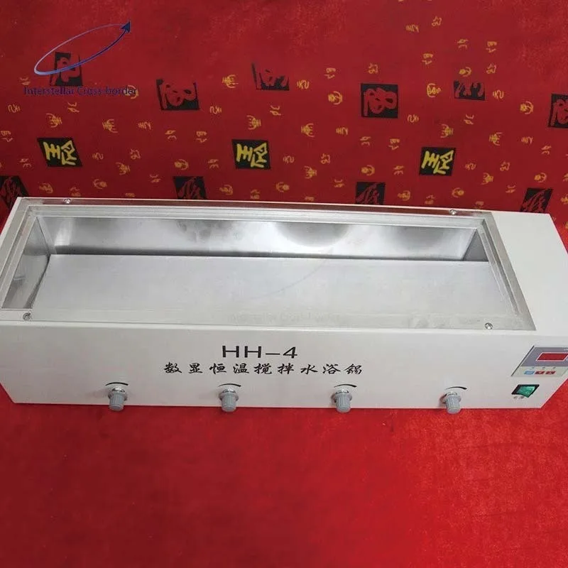 Stainless Steel Digital Display Asynchronous Stirring Water Bath HH-4, Single-Row 4-Hole for Lab Heating & Stirring
Stainless Steel Digital Display Asynchronous Stirring Water Bath HH-4, Single-Row 4-Hole for Lab Heating & Stirring