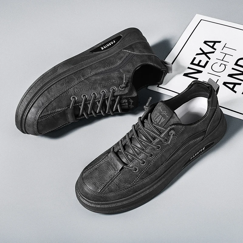 Мужская спортивная обувь без шнуровки, летняя водонепроницаемая черная повседневная кожаная рабочая обувь, удобная универсальная стелька из ЭВА, резиновая подошва
Мужская спортивная обувь без шнуровки, летняя водонепроницаемая черная повседневная кожаная рабочая обувь, удобная универсальная стелька из ЭВА, резиновая подошва