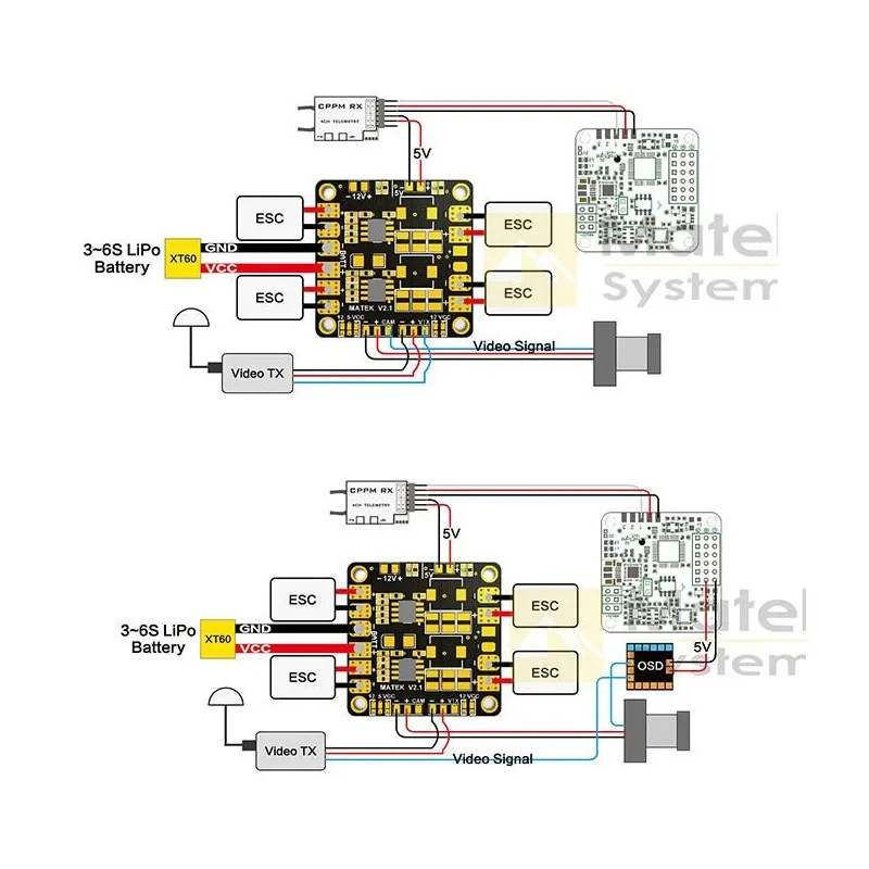 Matek Mini Power Hub Power Distribution Board PDB with BEC 5V & 12V for FPV QAV250 ZMR250 Multicopter Quadcopter
Matek Mini Power Hub Power Distribution Board PDB with BEC 5V & 12V for FPV QAV250 ZMR250 Multicopter Quadcopter
