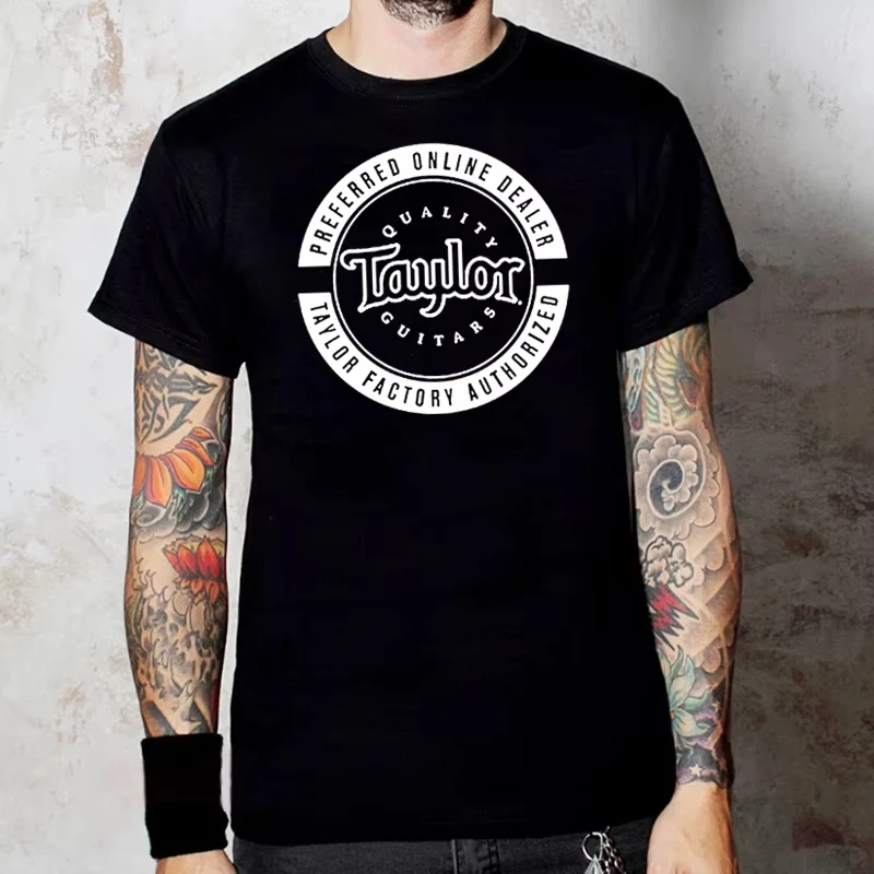 2025 Taylor Taylor Band Guitar Printed Cotton Rock T-shirt Men Short Sleeve Fashion High Quality Luxury Brand Selling Style Ins
2025 Taylor Taylor Band Guitar Printed Cotton Rock T-shirt Men Short Sleeve Fashion High Quality Luxury Brand Selling Style Ins