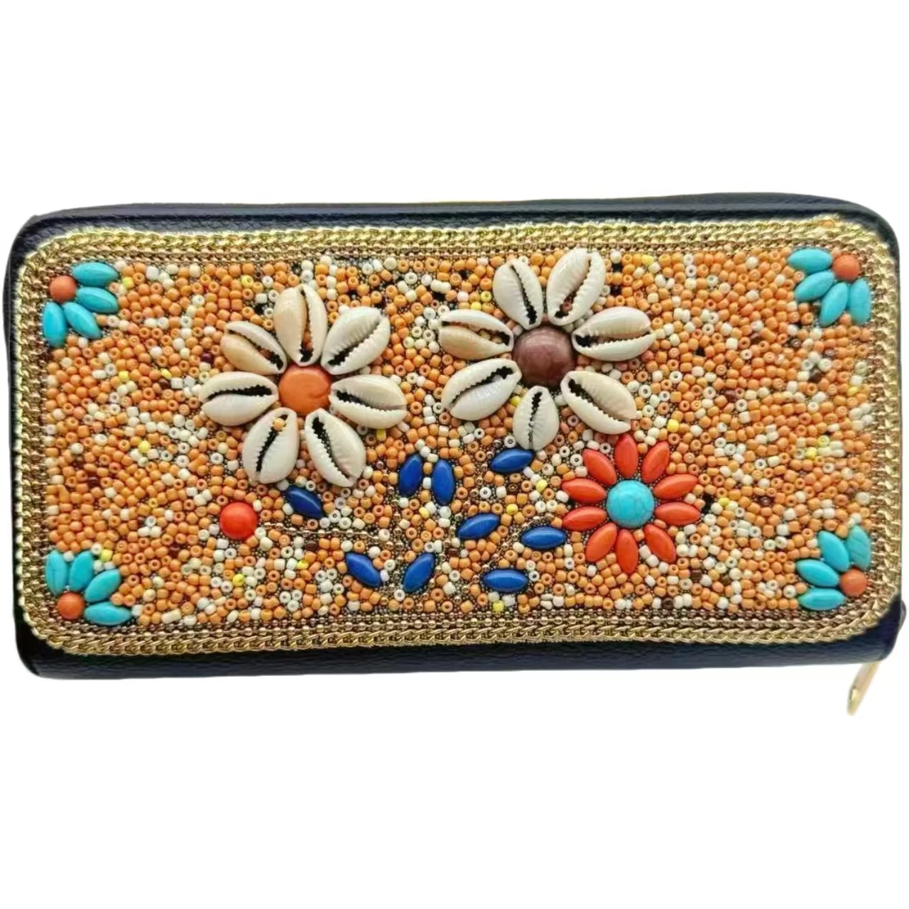 Длинный женский кошелек ручной работы с бусинами и морскими ракушками, цвета оранжевый, синий, красный, в этническом стиле, для путешествий, отпуска, пляжа
Длинный женский кошелек ручной работы с бусинами и морскими ракушками, цвета оранжевый, синий, красный, в этническом стиле, для путешествий, отпуска, пляжа