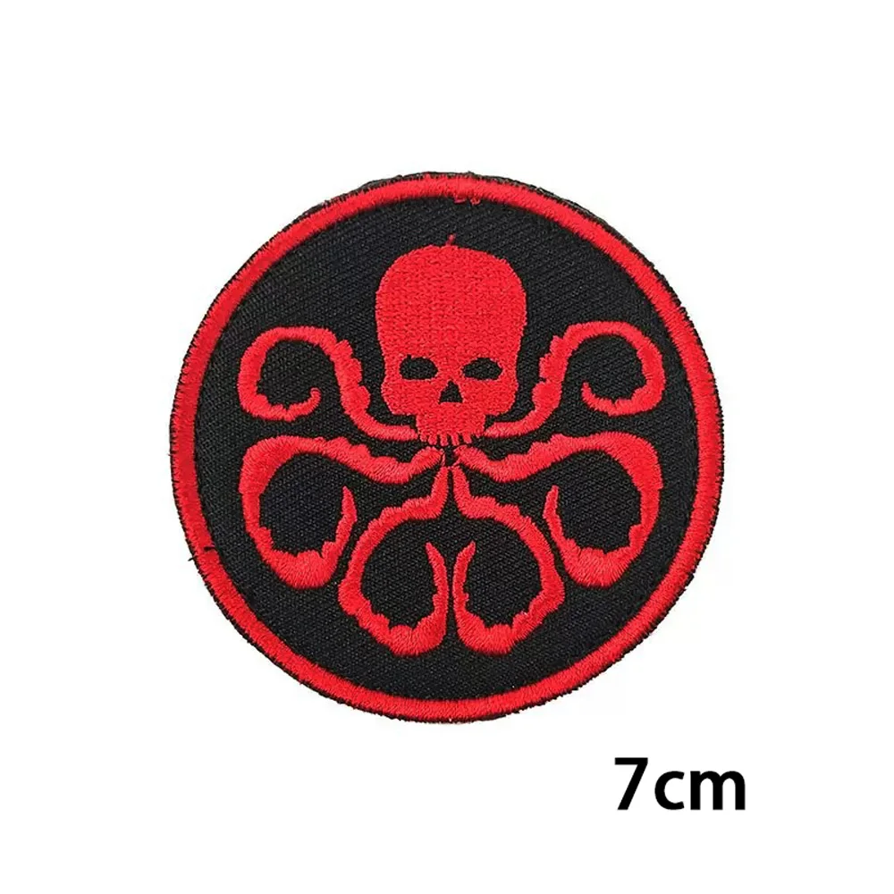 Red Skull Octopus Embroidered Round Patch, Hook And Loop Morale Badge, for Tactical Vest Backpack Jackpack
Red Skull Octopus Embroidered Round Patch, Hook And Loop Morale Badge, for Tactical Vest Backpack Jackpack