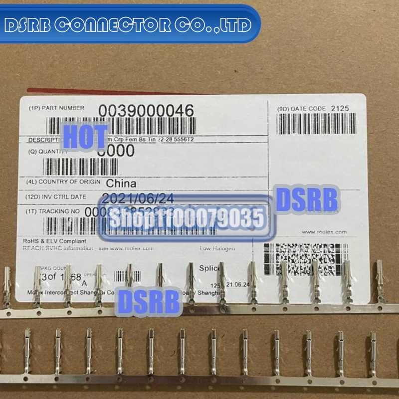100pcs/lot 3900-0046 39000046 39-00-0046 5556T2 100% New and Original
100pcs/lot 3900-0046 39000046 39-00-0046 5556T2 100% New and Original